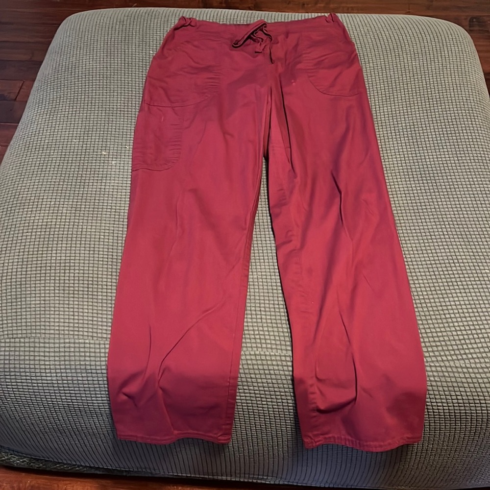 Scrubstar maroon scrub pants